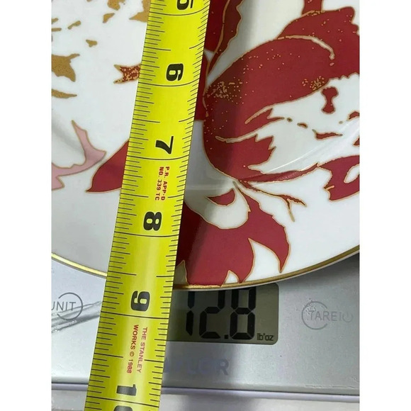 Royal Limoges Paradis Vegetal Salad Dessert Plates France White Porcelain 8.5" - Picture 5 of 5